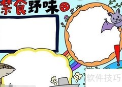 禁食野味手抄报绘画指南