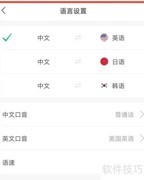 彩云小译语言设置指南