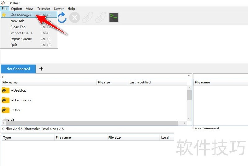 FTPRush����ȫ���������ӡ����ˡ��������õȼ���