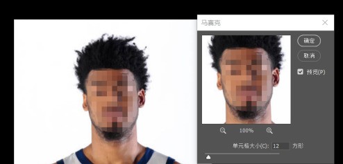 photoshop cc 2018怎样给图片添加马赛克？photoshop cc 2018给图片添加马赛克的方法