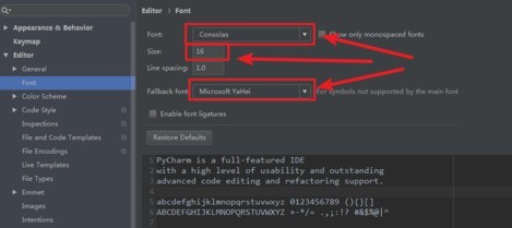 pycharm怎么更改字体？pycharm更改字体的方法