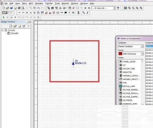 multisim怎么绘制BZV90-C75二极管?multisim绘制BZV90-C75二极管教程