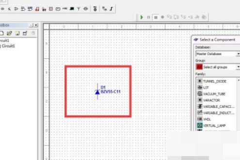 multisim怎么绘制BZV55-C11二极管？multisim绘制BZV55-C11二极管教程