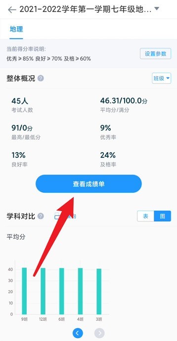 好分数教师版怎么查看成绩单？好分数教师版查看成绩单方法