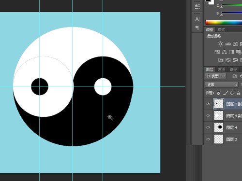 Photoshop怎么制作太极图?Photoshop制作太极图方法