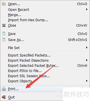wireshark���ݰ���ô��ӡ