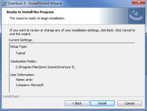 Overture��������ϸ��װ��������
