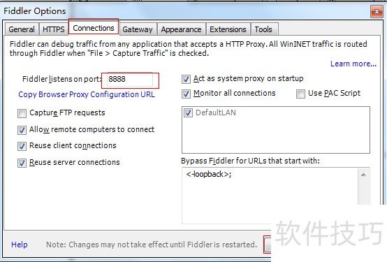 Fiddler����ȫ֪������װ���Ķ˿ڡ���������