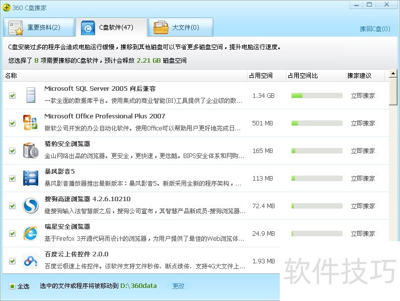 C�̿ռ䲻�㣿360 C�̰�ҹ��߲�������ȫ֪��