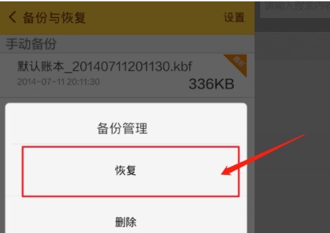 如何恢复随手记数据备份?随手记数据备份恢复的教程