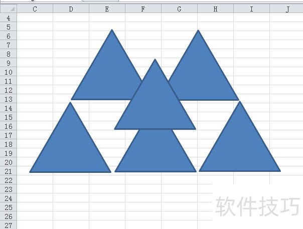 EXCEL制作六宫格图片