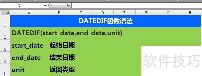 EXCEL函数DATEDIF与EDATE的区别