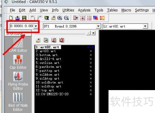 Cam350怎么测量板子大小 Cam350怎么测量板子大小