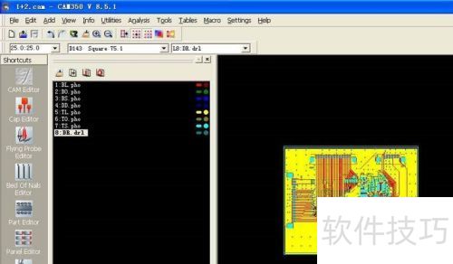 CAM350里如何实现PCB拼板 CAM350里如何实现PCB拼板