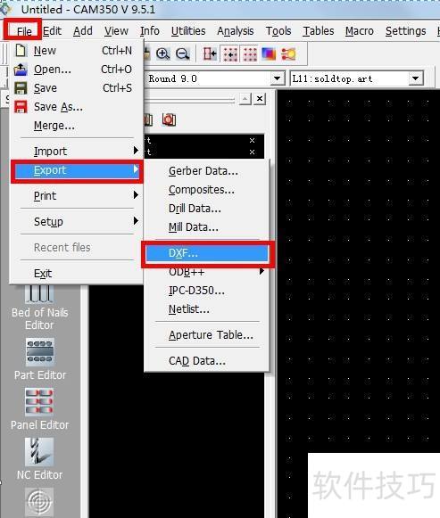 CAM350��������DXF�ļ�