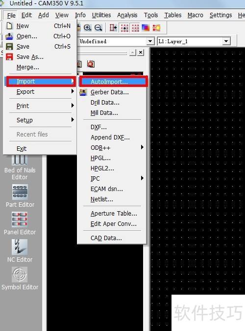 CAM350��������DXF�ļ�