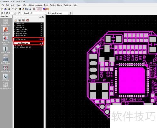 CAM350��������DXF�ļ�