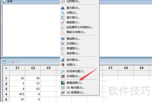 Minitab���������ֵ��ͼ