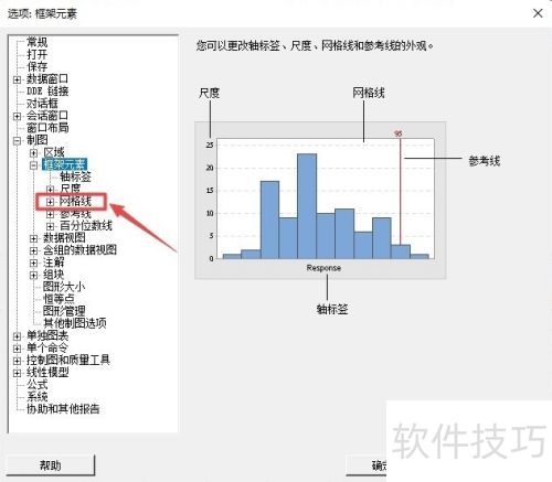 Minitab如何更改网格线样式 Minitab如何更改网格线样式