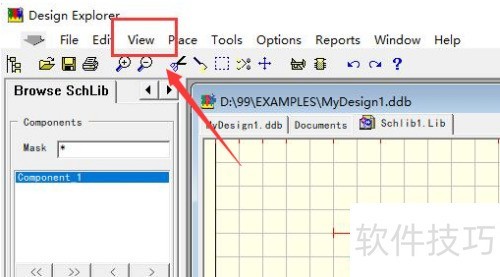 protel99se工具视图打开教程分享 protel99se工具视图打开教程分享