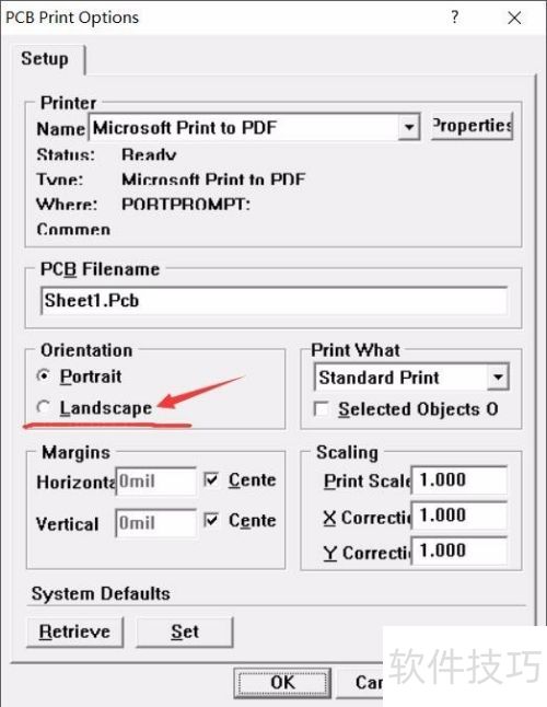 Protel99se打印时如何设置纸张横竖 Protel99se打印时如何设置纸张横竖