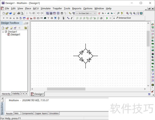 Multisim怎么放置整流桥? Multisim怎么放置整流桥?