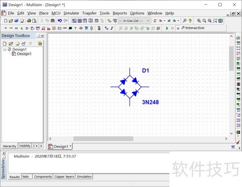 Multisim怎么放置整流桥? Multisim怎么放置整流桥?