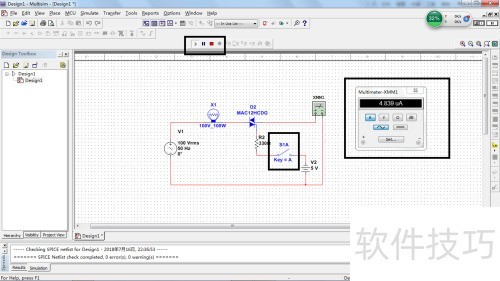 Multisim��η���˫��ɿع�