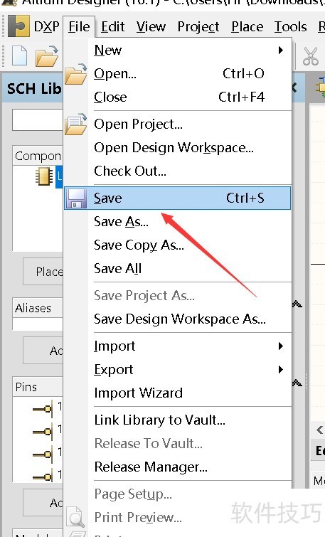 AltiumDesigner������ԭ��ͼԪ�����ӵ�ԭ��ͼ��