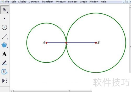 如何用课件制作工具画相外切的圆 如何用课件制作工具画相外切的圆