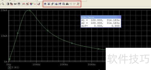 PSpice仿真如何标注波形 PSpice仿真如何标注波形