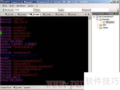 Putty中的PuTTY Connection Manager工具 Putty中的PuTTY Connection Manager工具