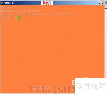 �����޸�putty�ı���ɫ