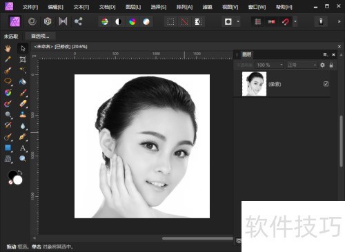 AffinityPhoto�������ڰ���Ƭ��ɫ