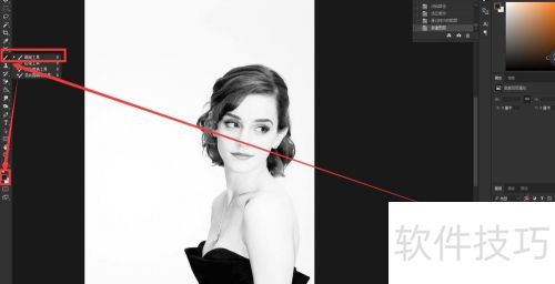 ps�̳���θ��ڰ���Ƭ��ɫ