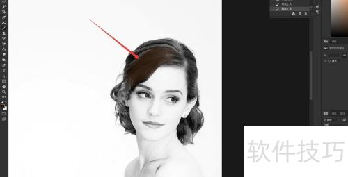 ps�̳���θ��ڰ���Ƭ��ɫ