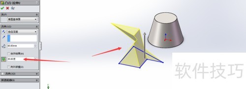 solidworks2014��ο��ٴ�������׶�ȵ�ģ��