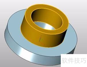 使用中望3D创建法兰盘零件模型 使用中望3D创建法兰盘零件模型