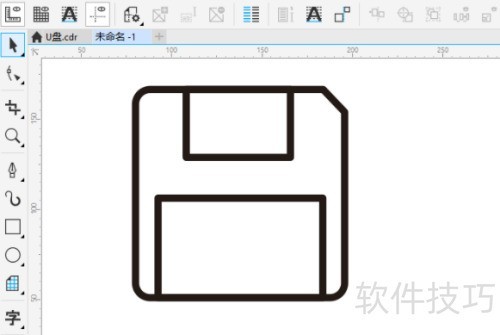 CorelDRAWX8��ô���ſ�ͼ�Σ�