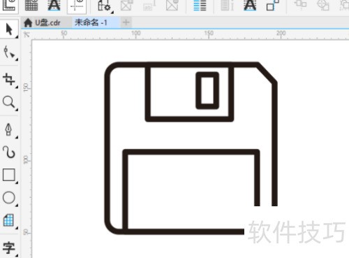 CorelDRAWX8��ô���ſ�ͼ�Σ�