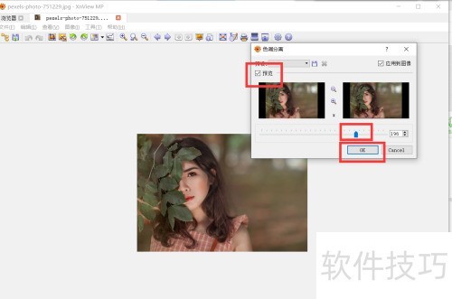 如何使用xnview的色调分离功能? 如何使用xnview的色调分离功能?