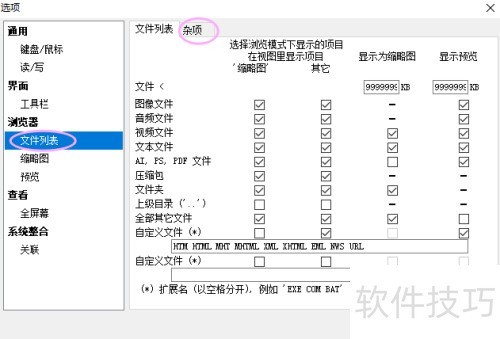 XnView�����ʾ�����ļ�