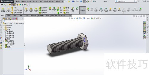 solidworks2014 如何螺纹建模 solidworks2014 如何螺纹建模