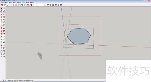 ��ͼ��ʦ��sketchup��SU��ô���ƶ���α߳���