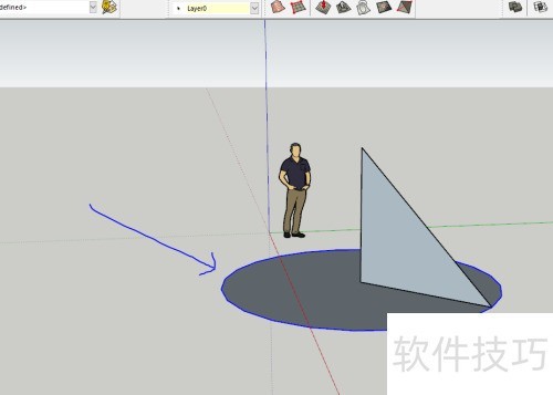 ��ͼ��ʦSketchUp ��Բ׶
