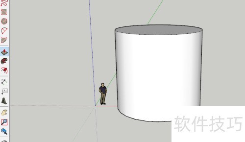 ��ͼ��ʦSketchUp ��Բ׶