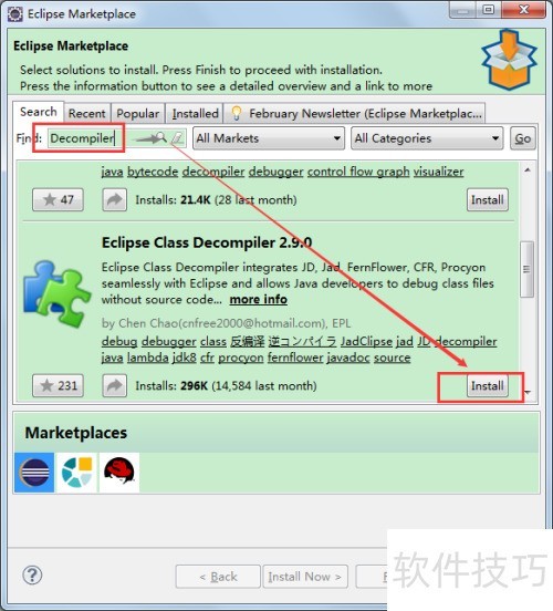 eclipse安装JAVA反编译插件jad eclipse安装JAVA反编译插件jad