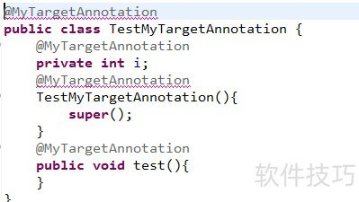 javaAPI元注解之Target javaAPI元注解之Target