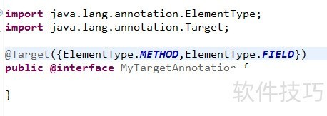 javaAPI元注解之Target javaAPI元注解之Target