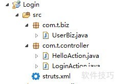 �����Struts2д��¼